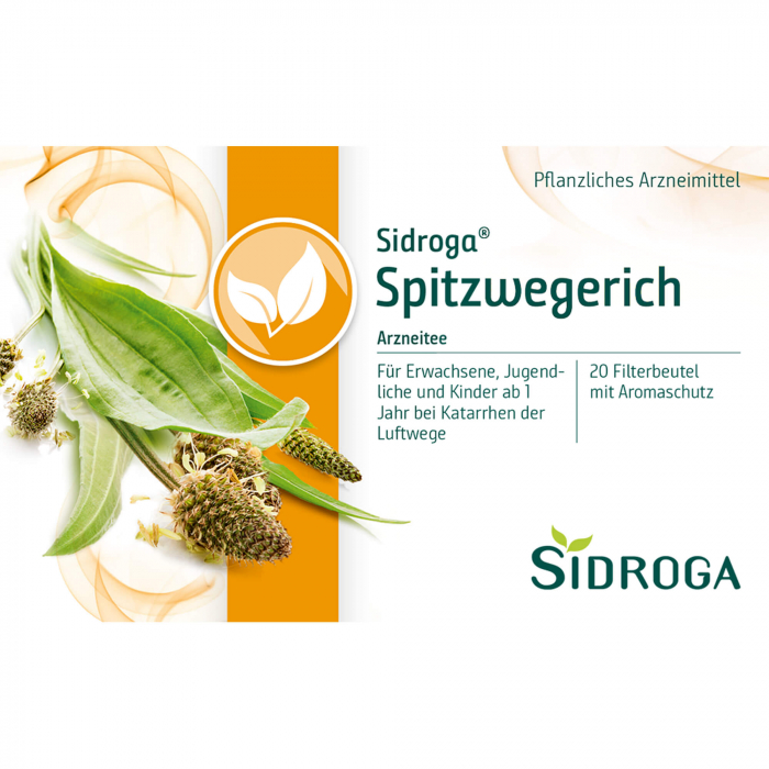 SIDROGA Spitzwegerich Tee Filterbeutel 20X1.4 g