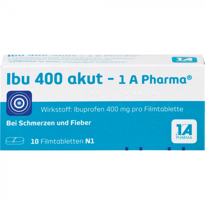 IBU 400 akut-1A Pharma Filmtabletten 10 St