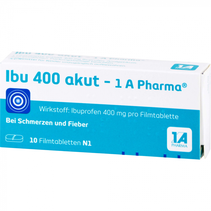 IBU 400 akut-1A Pharma Filmtabletten 10 St