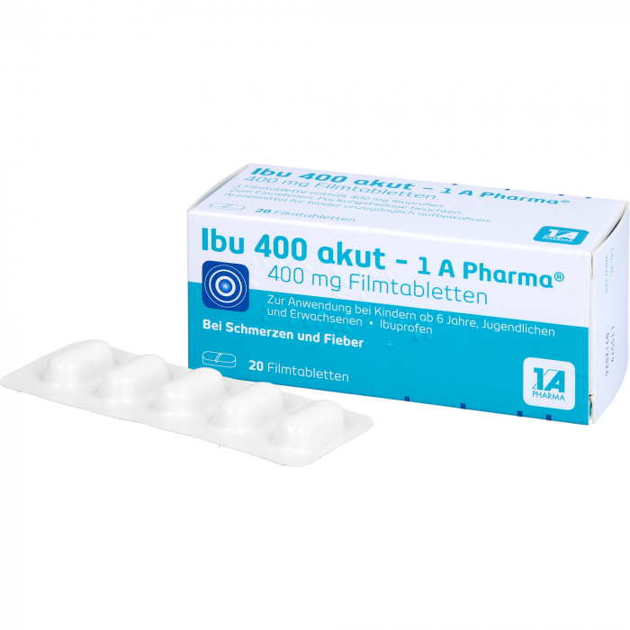 IBU 400 akut-1A Pharma Filmtabletten 20 St