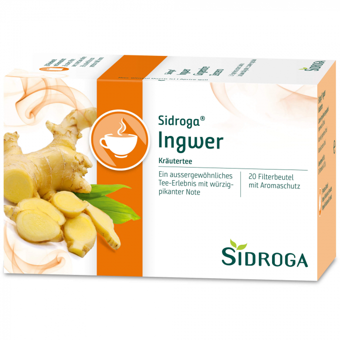 SIDROGA Ingwer Tee Filterbeutel 20X0.75 g