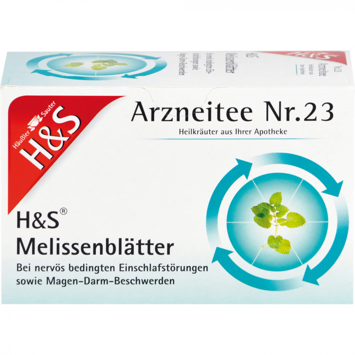 H&S Melissenblätter Filterbeutel 20X1.5 g