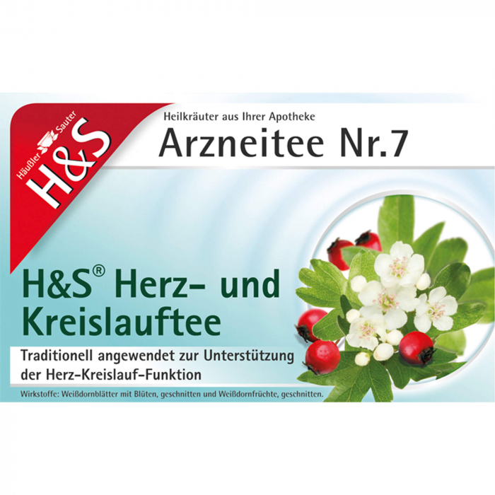 H&S Herz Kreislauf Tee Filterbeutel 20X2.0 g