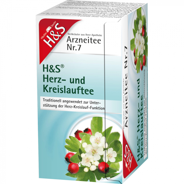 H&S Herz Kreislauf Tee Filterbeutel 20X2.0 g