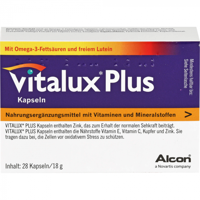 VITALUX Plus Lutein u.Omega-3 Kapseln 84 St
