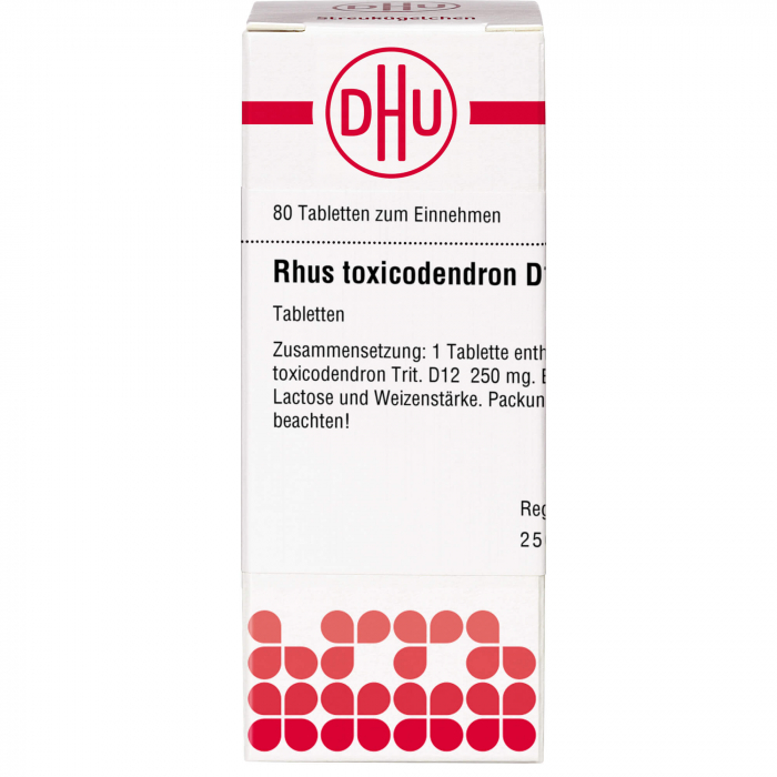 RHUS TOXICODENDRON D 12 Tabletten 80 St