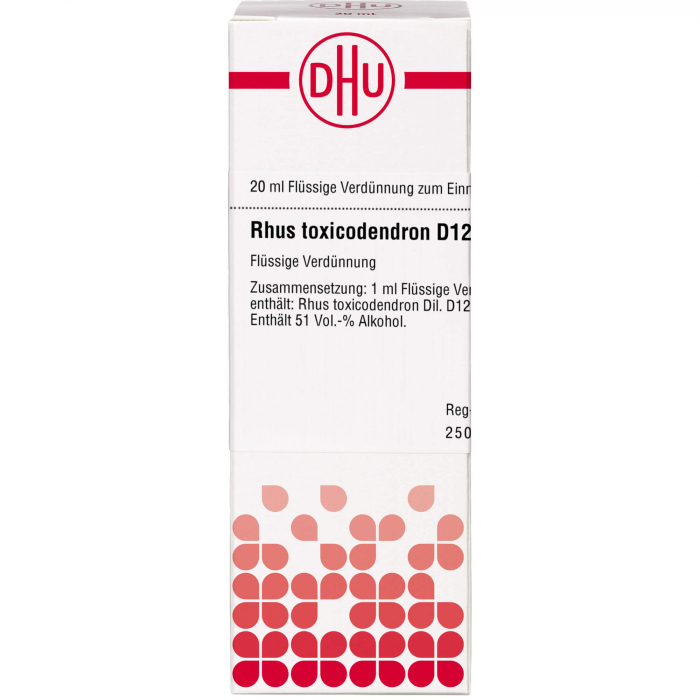 RHUS TOXICODENDRON D 12 Dilution 20 ml