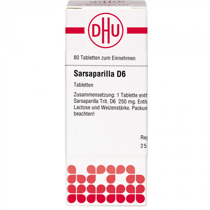 SARSAPARILLA D 6 Tabletten 80 St