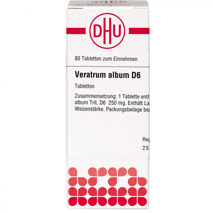 VERATRUM ALBUM D 6 Tabletten 80 St