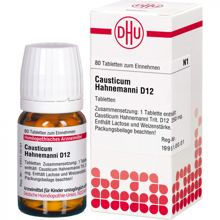 CAUSTICUM HAHNEMANNI D 12 Tabletten 80 St