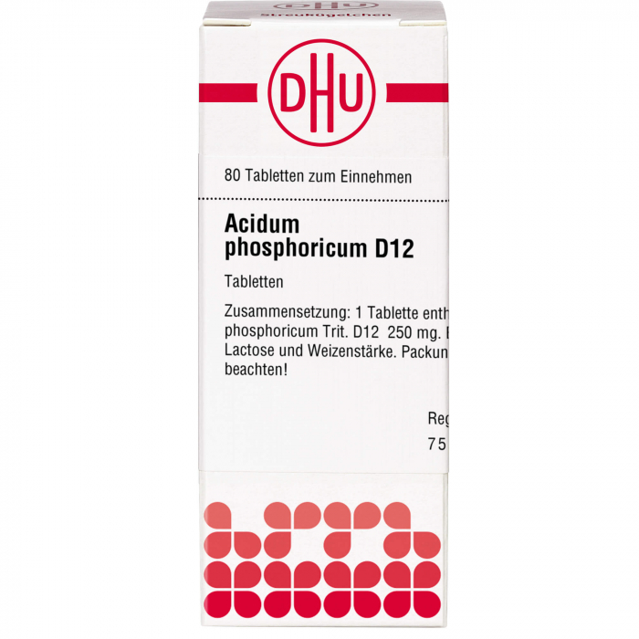 ACIDUM PHOSPHORICUM D 12 Tabletten 80 St