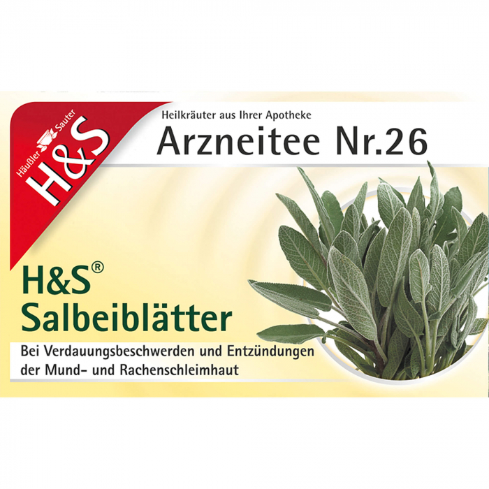 H&S Salbeiblätter Tee Filterbeutel 20X1.6 g