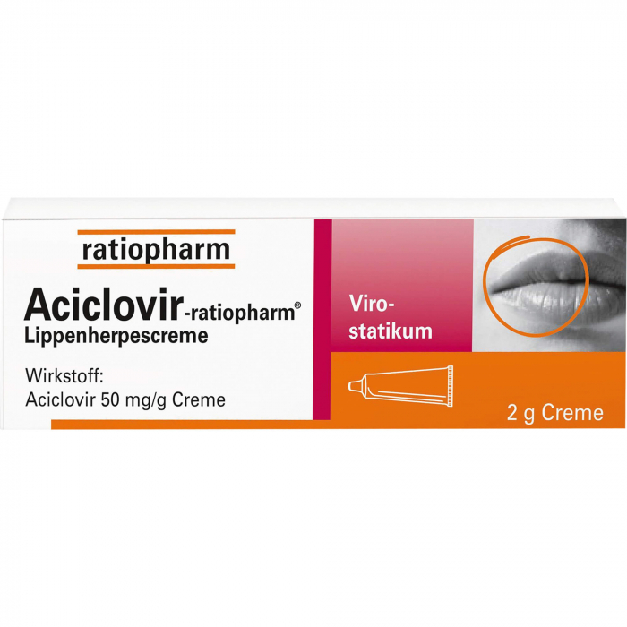 ACICLOVIR-ratiopharm Lippenherpescreme 2 g