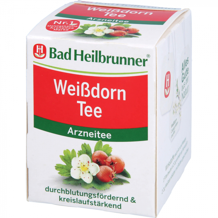 BAD HEILBRUNNER Weißdorn Tee Filterbeutel 8X2.0 g