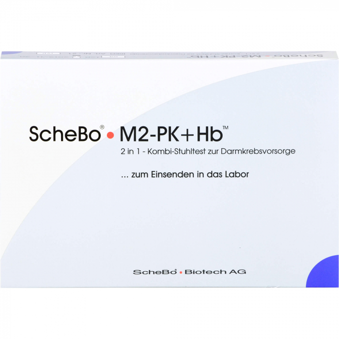 SCHEBO M2-PK+Hb 2in1 Kombi-Darmkrebsvorsorge Test 1 P