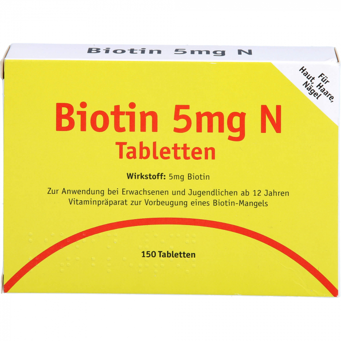 BIOTIN 5 mg N Tabletten 150 St