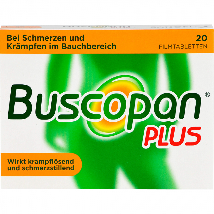 BUSCOPAN plus 10 mg/500 mg Filmtabletten 20 St