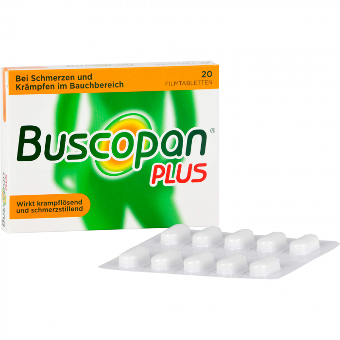 BUSCOPAN plus 10 mg/500 mg Filmtabletten 20 St