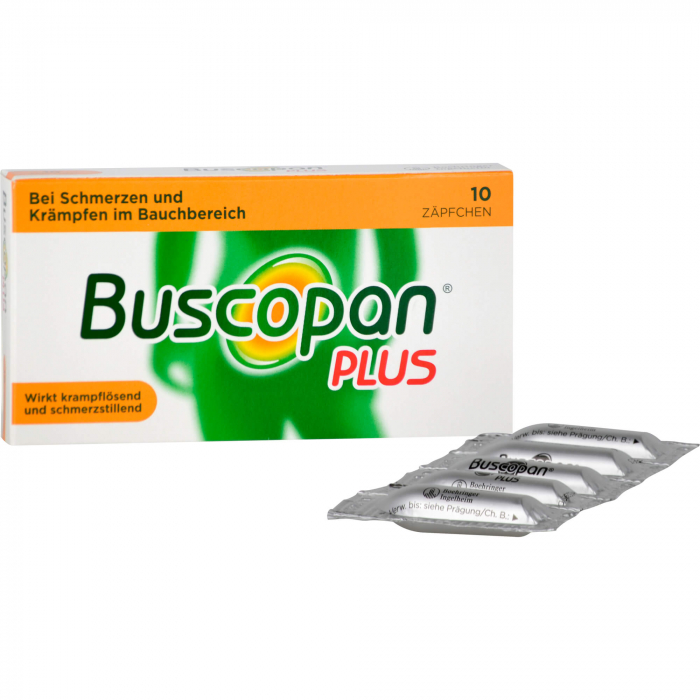 BUSCOPAN plus 10 mg/800 mg Suppositorien 10 St