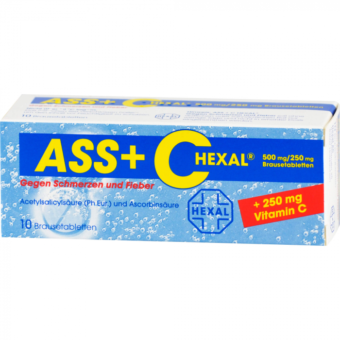 ASS + C HEXAL gegen Schmerzen u.Fieber Brausetabl. 10 St