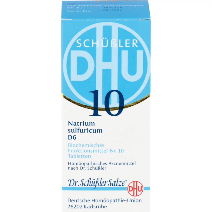 BIOCHEMIE DHU 10 Natrium sulfuricum D 6 Tabletten 200 St