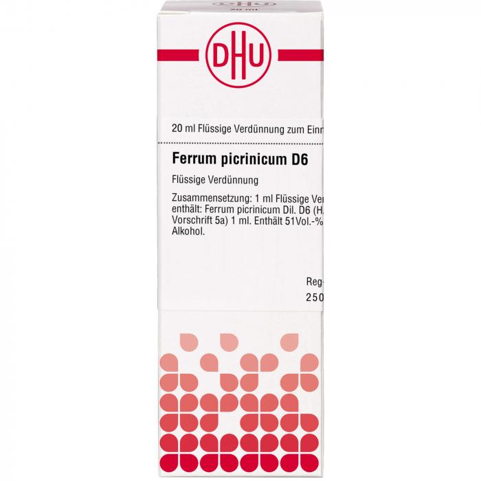 FERRUM PICRINICUM D 6 Dilution 20 ml