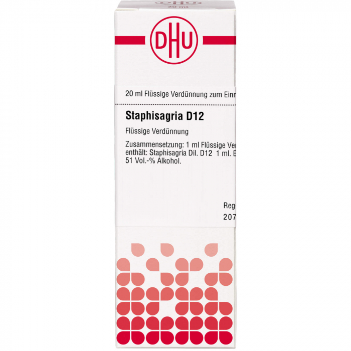 STAPHISAGRIA D 12 Dilution 20 ml