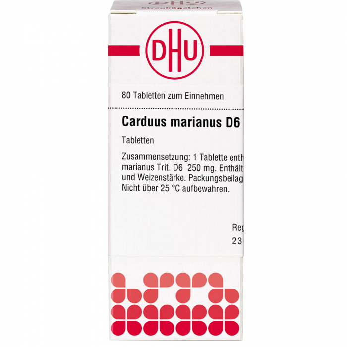CARDUUS MARIANUS D 6 Tabletten 80 St