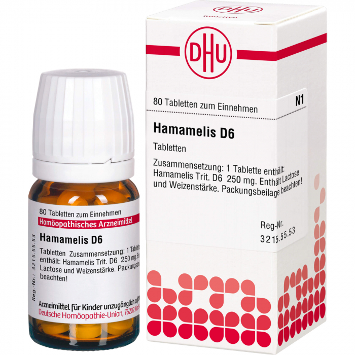 HAMAMELIS D 6 Tabletten 80 St