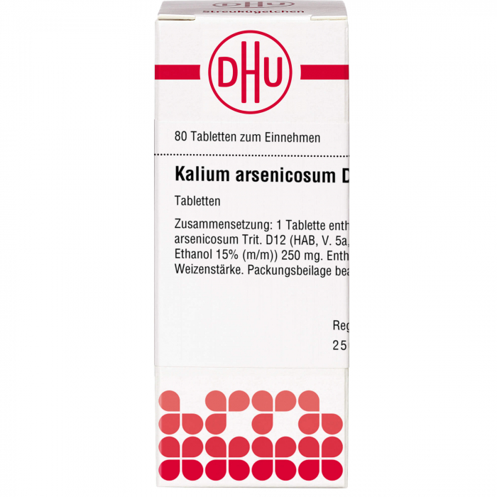KALIUM ARSENICOSUM D 12 Tabletten 80 St