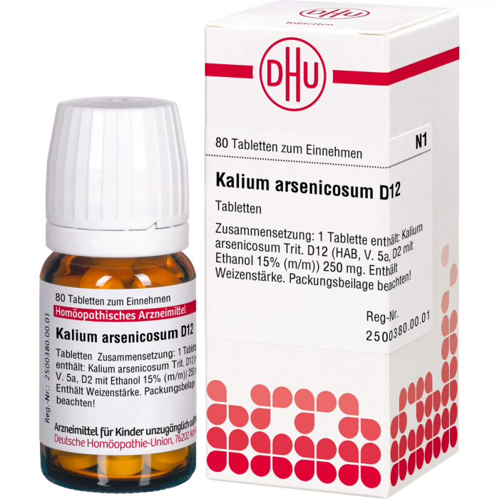 KALIUM ARSENICOSUM D 12 Tabletten 80 St
