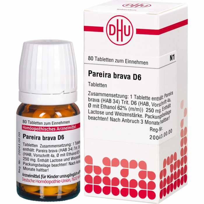 PAREIRA BRAVA D 6 Tabletten 80 St