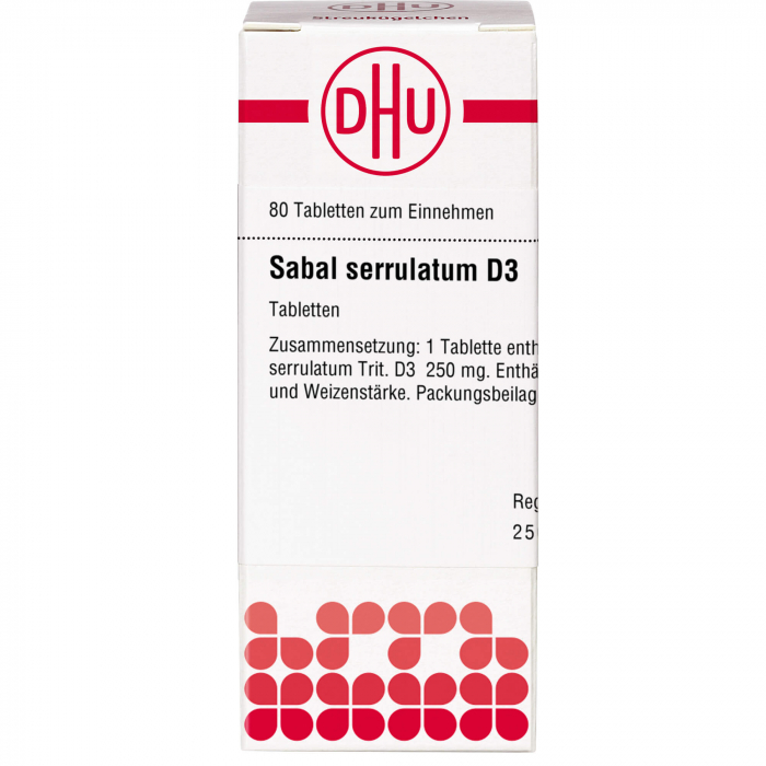 SABAL SERRULATUM D 3 Tabletten 80 St