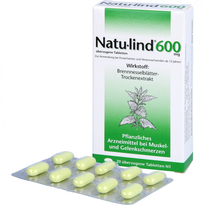 NATULIND 600 mg überzogene Tabletten 20 St