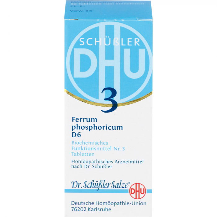 BIOCHEMIE DHU 3 Ferrum phosphoricum D 6 Tabletten 80 St