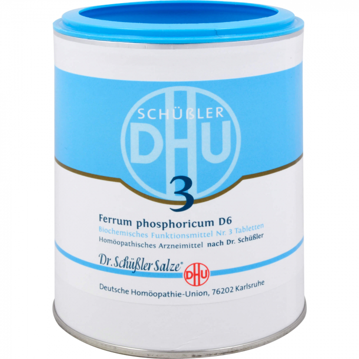 BIOCHEMIE DHU 3 Ferrum phosphoricum D 6 Tabletten 1000 St