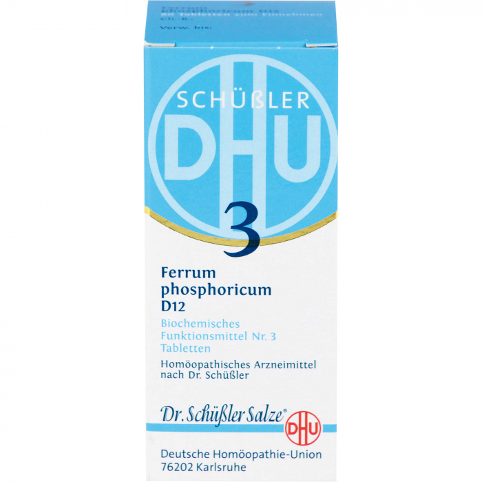 BIOCHEMIE DHU 3 Ferrum phosphoricum D 12 Tabletten 80 St