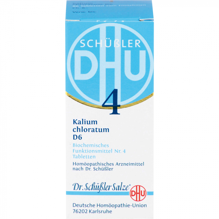 BIOCHEMIE DHU 4 Kalium chloratum D 6 Tabletten 80 St