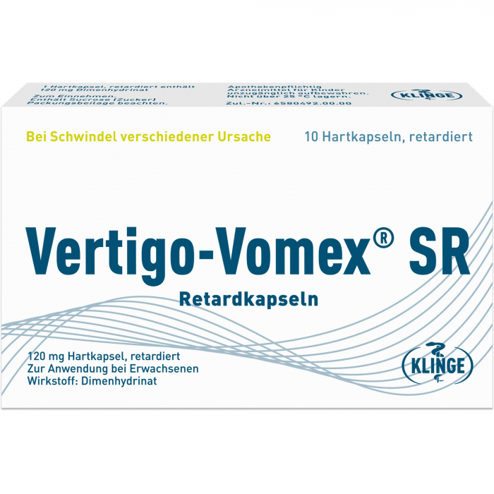 VERTIGO-VOMEX SR Retardkapseln 10 St