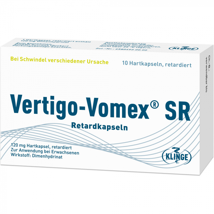 VERTIGO-VOMEX SR Retardkapseln 10 St