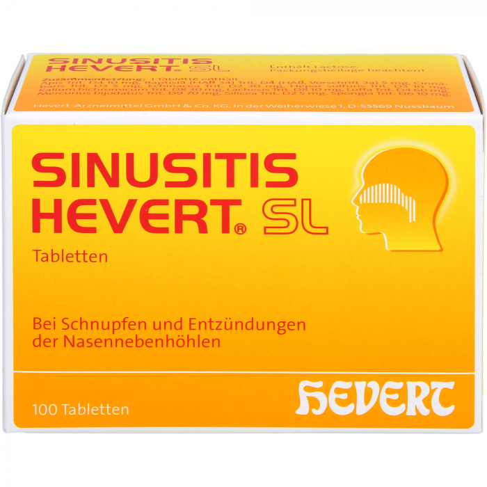 SINUSITIS HEVERT SL Tabletten 100 St