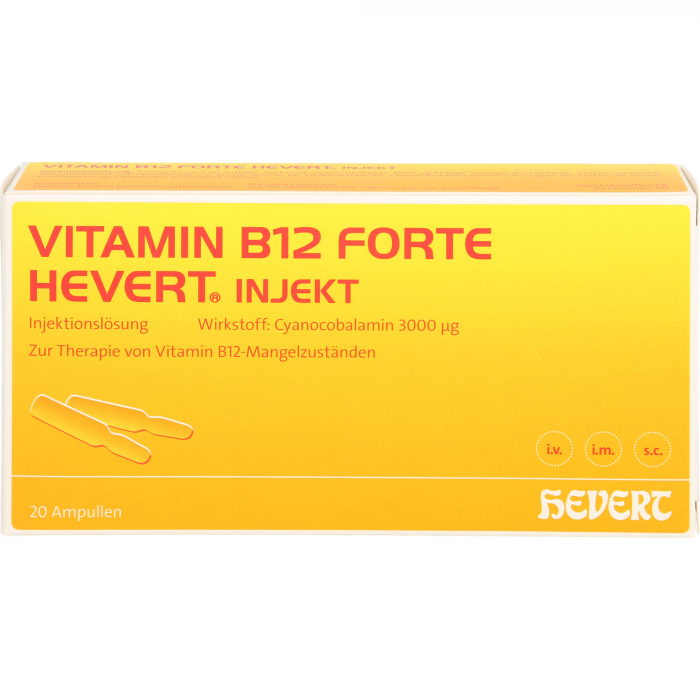 VITAMIN B12 FORTE Hevert injekt Ampullen 20X2 ml