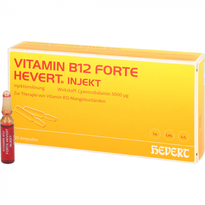 VITAMIN B12 FORTE Hevert injekt Ampullen 20X2 ml