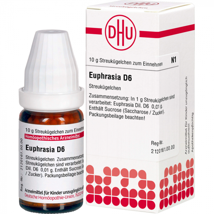 EUPHRASIA D 6 Globuli 10 g