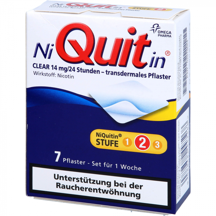 NIQUITIN Clear 14 mg transdermale Pflaster 7 St