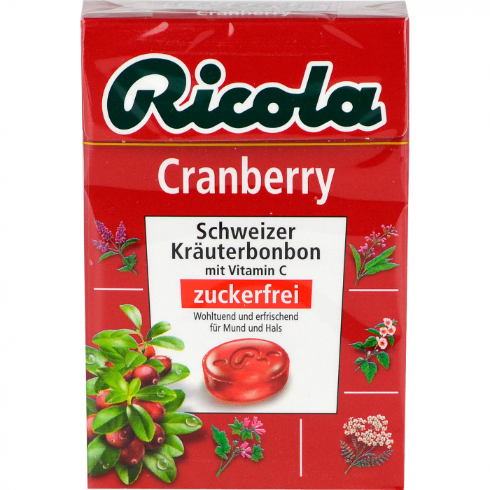 RICOLA o.Z.Box Cranberry Bonbons 50 g