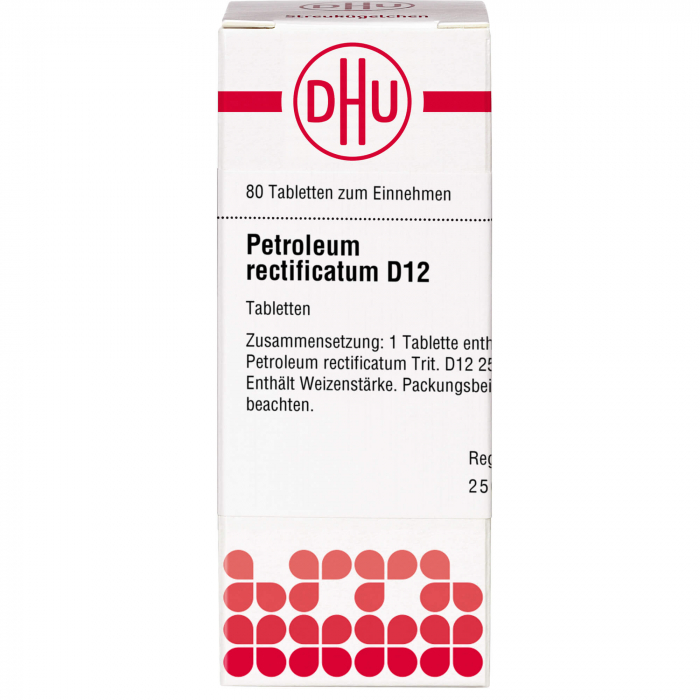PETROLEUM RECTIFICATUM D 12 Tabletten 80 St