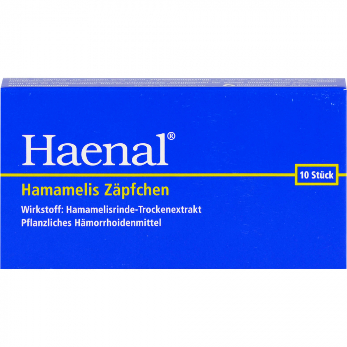 HAENAL Hamamelis Zäpfchen 10 St