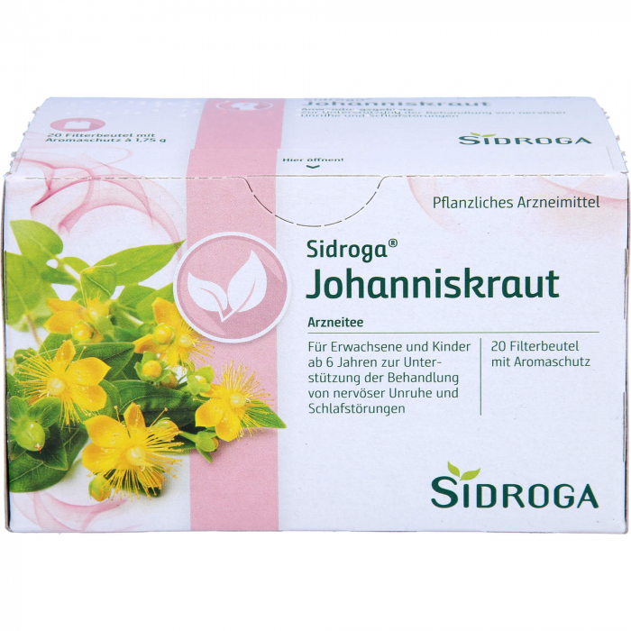 SIDROGA Johanniskraut Tee Filterbeutel 20X1.75 g