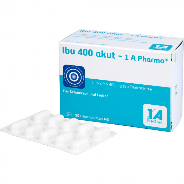 IBU 400 akut-1A Pharma Filmtabletten 50 St